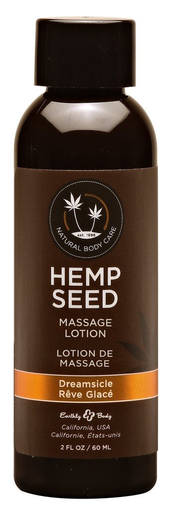 Hemp Seed Massage Lotion - Dreamsicle - 2 Fl. Oz. / 60 ml EB-ML106