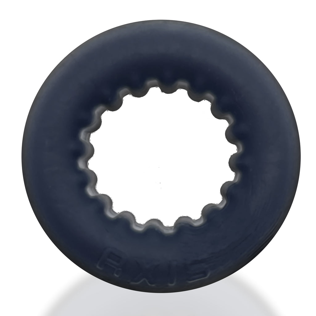 Axis - Rib Griphold Cockring - Black Ice OX-3068-BLKICE